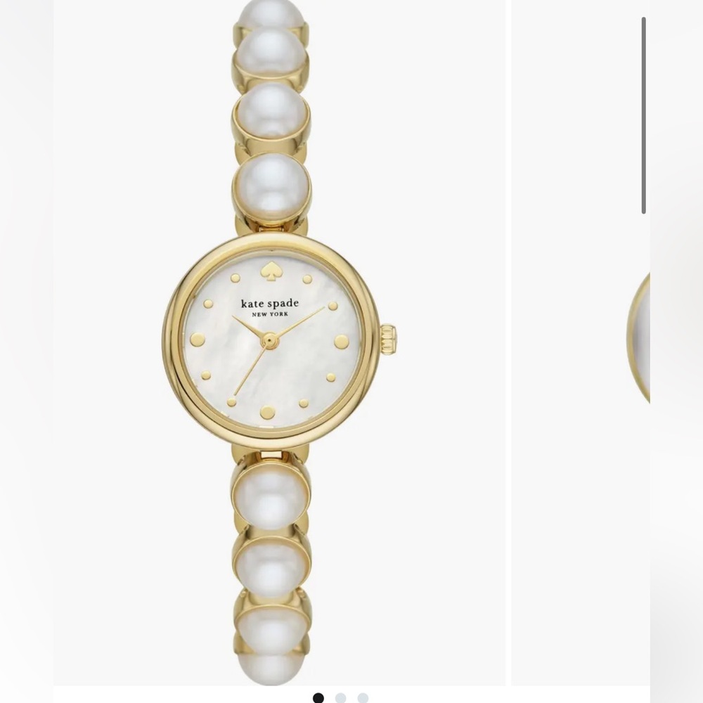 Kate Spade New York Monroe Imitation Pearl Bracelet Watch 24,mm - Picture 5 of 5